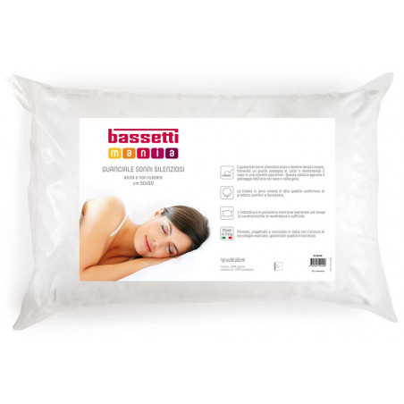 Bassetti Mania Guanciale Ortopedico Sonni Silenziosi - Normalmente Venduto € 20,90