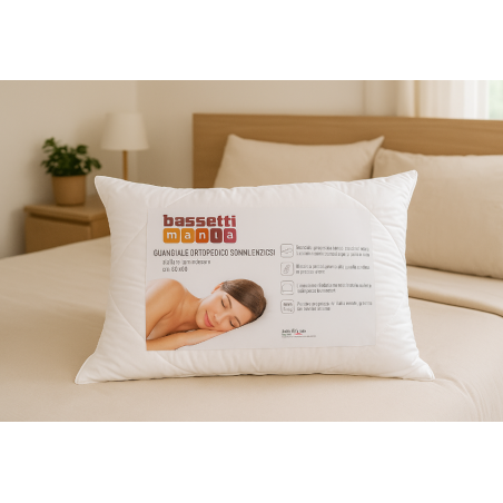 Bassetti Mania Guanciale Ortopedico Sonni Silenziosi - Normalmente Venduto € 20,90