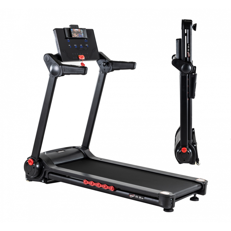 Tapis Roulant Ultraslim elettrico TFX 3.6 NERO Autolubrificante ex esposizione