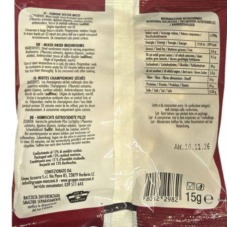 Antichi e Futuri Sapori Funghi Misti Secchi15g - Normalmente Venduto € 1.29