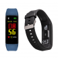FT350 Fitness Tracker + 2 cinturini, nero e blu - Normalmente Venduto 17,90