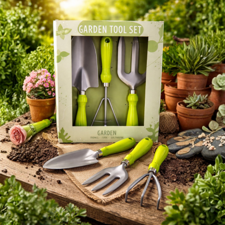Set di utensili da giardinaggio 3 pezzi - Normalmente Venduto