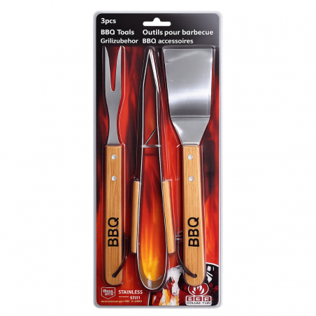Set 3 utensili Barbecue - Normalmente Venduto €17,90