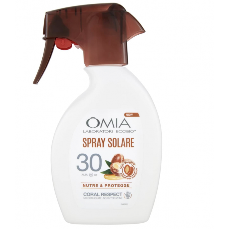 Omia - Spray Solare Protettivo SPF30 Viso e Corpo - Normalmente Venduto €17,90 Omia - Spray Solare Protettivo SPF30 Viso e Corpo - Normalmente Venduto €17,90