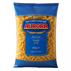 Pasta Fusilli 52 di Semola di Grano Duro  Aurora- Normalmente Venduta €2,19