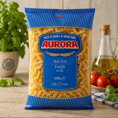Pasta Fusilli 52 di Semola di Grano Duro  Aurora- Normalmente Venduta €2,19
