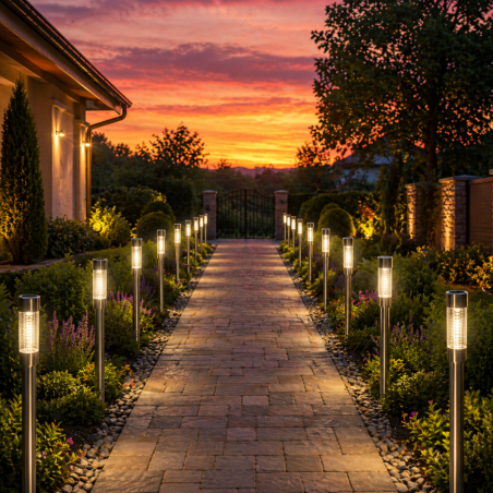 Luce da Giardino Solare LED Grundig - Normalmente Venduto € 8,90