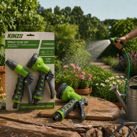 Pistola irrigazione 7 funzioni regolabile Kinzo Normalmente Venduto € 29,90