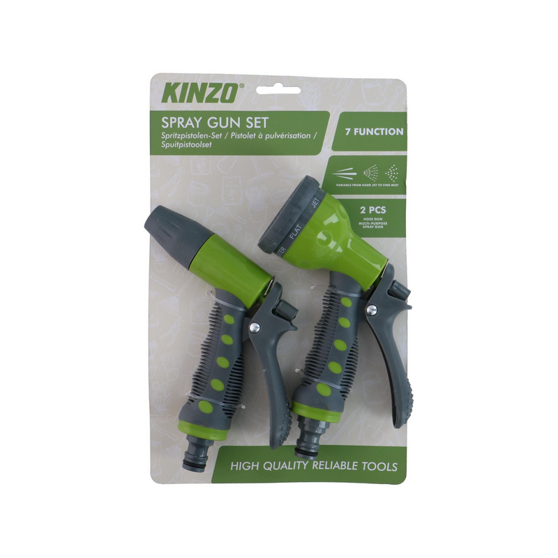 Set 2 Pistole irrigazione 7 funzioni regolabile Kinzo Normalmente Venduto € 12,90