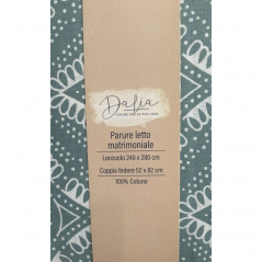 Parure Lenzuolo Matrimoniale e 2 Federe Dalia - Normalmente Venduto €15,90