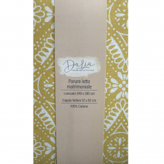 Parure Lenzuolo Matrimoniale e 2 Federe Dalia - Normalmente Venduto €15,90