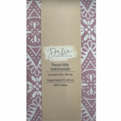 Parure Lenzuolo Matrimoniale e 2 Federe Dalia - Normalmente Venduto €15,90