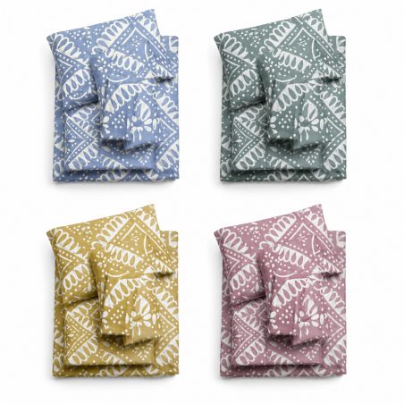 Parure Lenzuolo Matrimoniale e 2 Federe Dalia - Normalmente Venduto €15,90