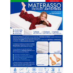Materasso Memory Antistres 80x190 - Normalmente Venduto €499