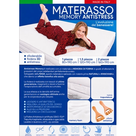 Materasso Memory Antistres 80x190 - Normalmente Venduto €499