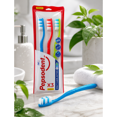 Spazzolino Pepsodent confezione da 3 pezzi