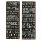 Quadri-Pannello Decorativo in Legno Dialma Brown Set 2 Pezzi Normalmente Venduto €350,00