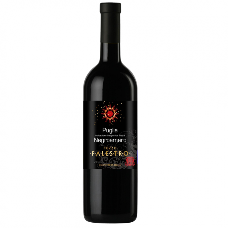 Vino Negroamaro Puglia IGT “Pozzo Falestro” - Berteletti Cassa da 6 bottiglie