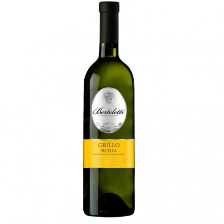 Vino Grillo Sicilia DOP - Berteletti Cassa da 6 bottiglie