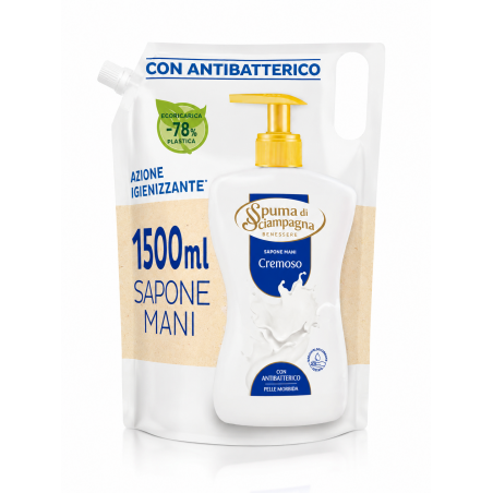 Sapone con antibatterico Spuma di Sciampagna 1500ml