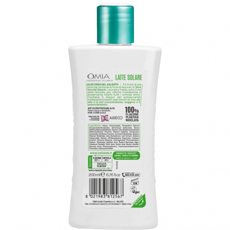 Solare Protettivo Omia, Latte  SPF30 Viso e Corpo - Normalmente Venduto €17,90