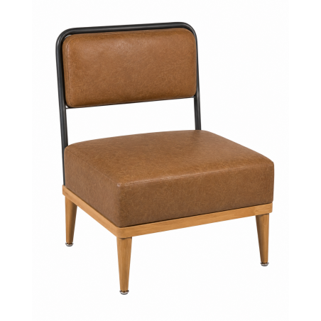 Poltrona Ecopelle Vintage Industriale