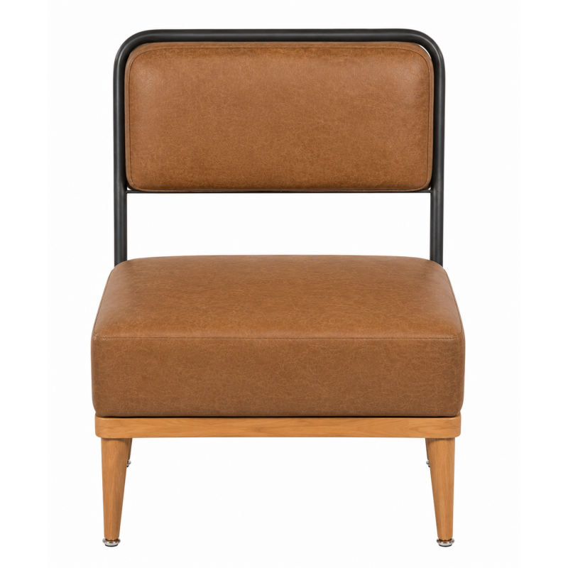 Poltrona Ecopelle Vintage Industriale