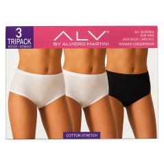 Slip Donna ALV by Alviero Martini – Tripack Cotton Stretch
