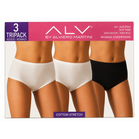 Slip Donna ALV by Alviero Martini – Tripack Cotton Stretch
