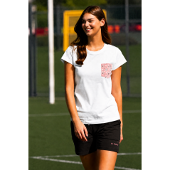 Completo Donna El Charro T-Shirt & Shorts Bianco e Nero