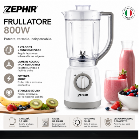 Frullatore Zephir 800W Zephir 800W ZHC495
