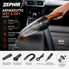 Aspiratutto Wet & Dry Zephir ZHV221
