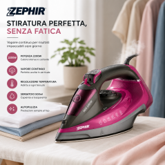 Ferro da Stiro a Vapore Zephir 2200W - ZHF2200X