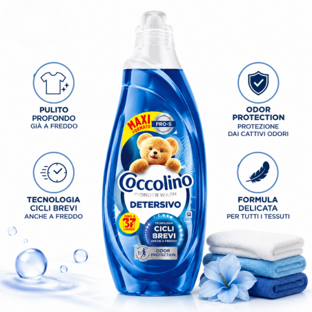 Coccolino Wonder Wash 54 lavaggi 2 pezzi