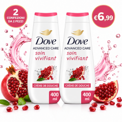 Dove Crema Doccia 2 bipak Advanced Care