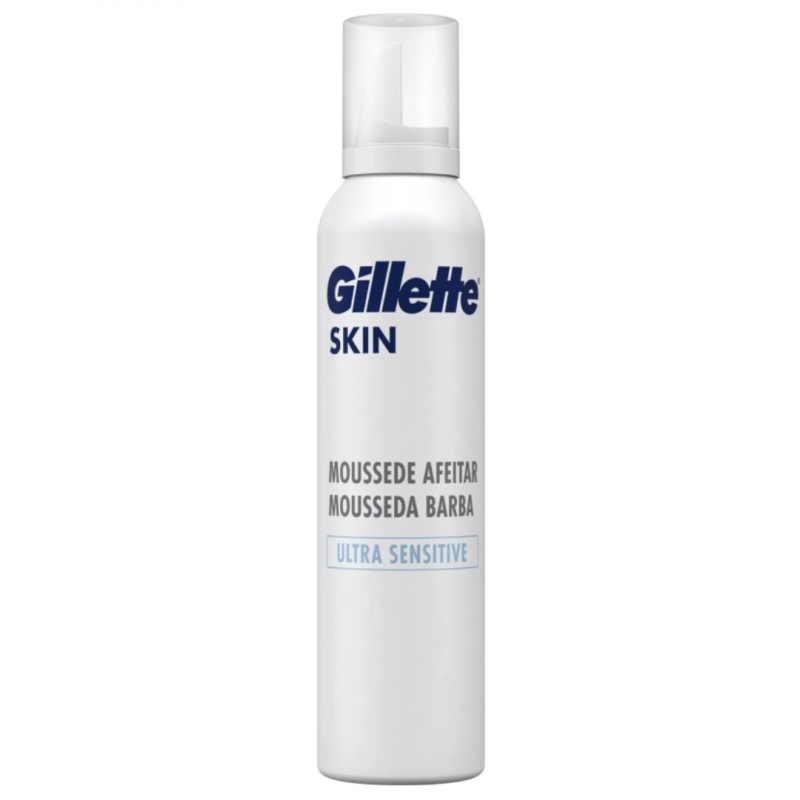 Gillette Skin Mousse da Barba Ultra Sensitive 240ml 2Pezzi Gillette Skin Mousse da Barba Ultra Sensitive 240ml 2Pezzi