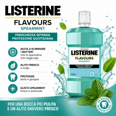 Listerine colluttorio spearmint 500ML 2 pezzi