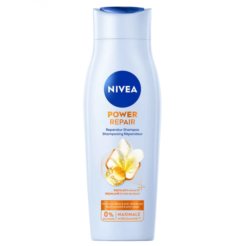 NIVEA Power Repair Shampoo Riparatore 250 ml-2pezzi
